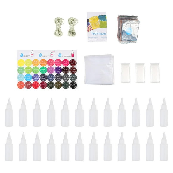 Ornament Kits Adults Girls Tie Dye Shirt Tie Dye Pigment Powder Groups Tie Dye Kits