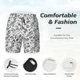 thumbnail image 3 of Balery winter Ski Element Bañador para hombre, shorts de playa de secado rápido con entrepierna y forro de compresión-XX-Large, 3 of 6