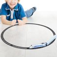 thumbnail image 4 of Pista de carreras eléctrica para niños, coche de riel simulado, juguete ensamblado de plástico, 4 of 8