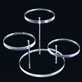 thumbnail image 3 of Multi-Layer Cupcake Stand Acrylic Tiered Serving  Cupcake Tower for Party  A, 3 of 7