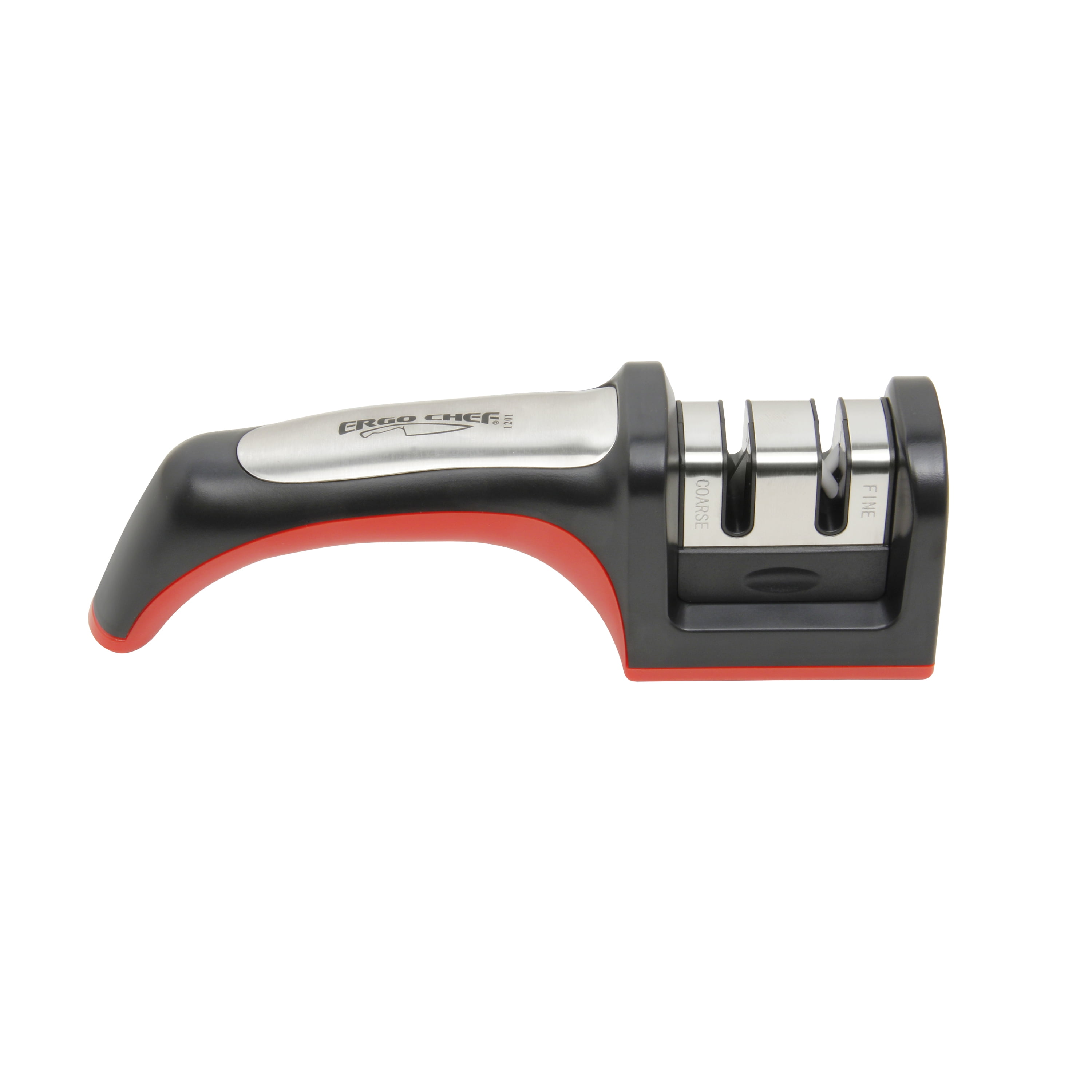 Chef'sChoice 3-Stage Manual Knife Sharpener, White/Orange