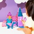 thumbnail image 5 of MAGNA-TILES Castle 25-Piece Magnetic Construction Set, The ORIGINAL Magnetic Building Brand, 5 of 11