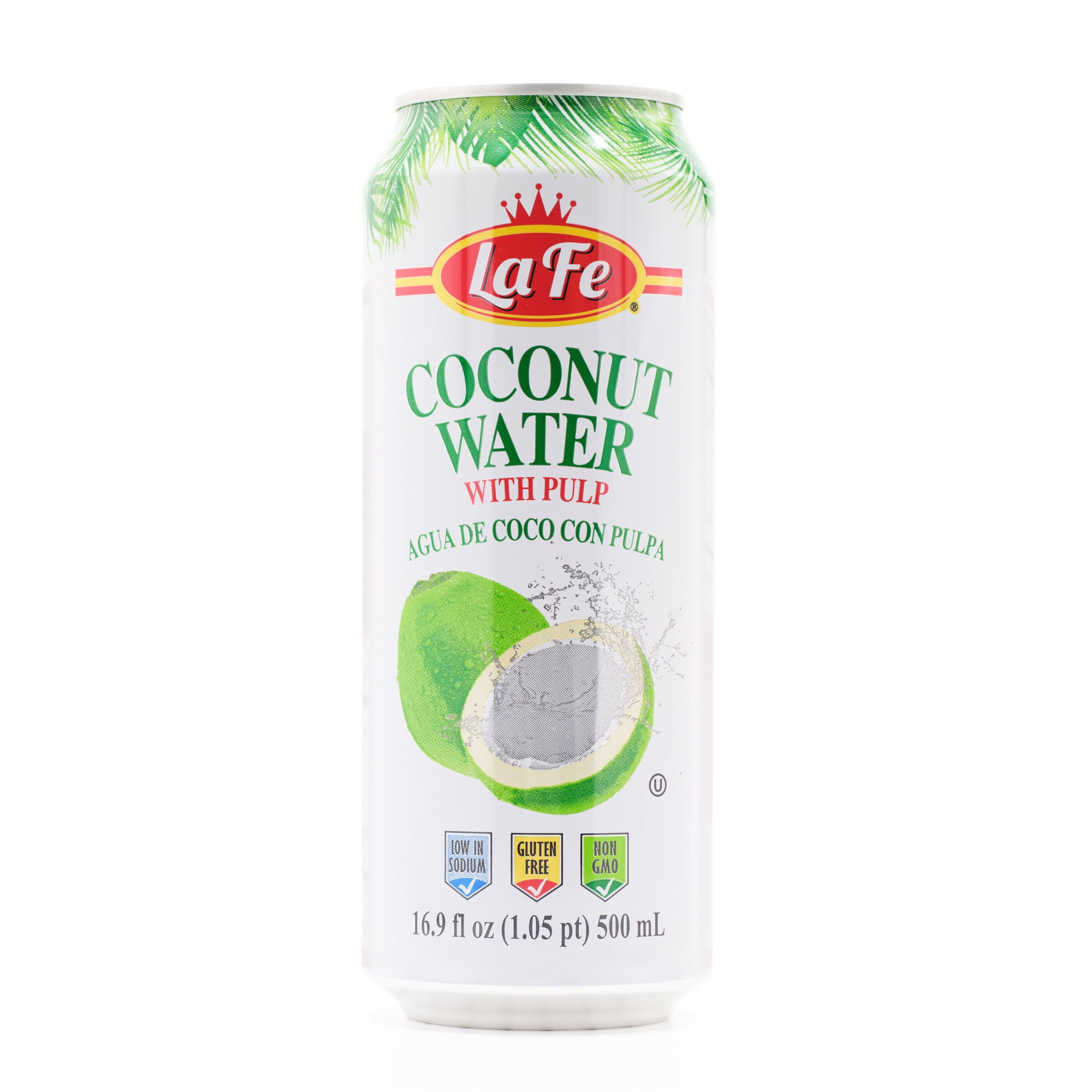 La Fe Coconut Water With Pulp, 17.6 oz Can