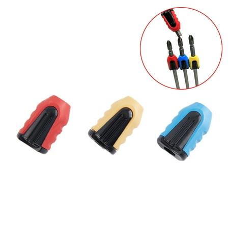 

(Blue)Screwdriver Bit Magnetic Ring 1/4 Shank 2 in 1 Strong Magnetizer Demagnetizer