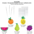 thumbnail image 6 of Big Dot of Happiness Tutti Fruity - Dessert Cupcake Toppers - Frutti Summer Baby Shower or Birthday Party Clear Treat Picks - Set of 24, 6 of 8
