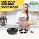 thumbnail image 2 of Inserto para escalfar huevos Eggssentials de acero inoxidable, 6 tazas, 2 of 7