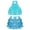 Blue, variant on Kids Girls Sparkle Ballet Jazz Latin Dance Costume Sequin Tiered Ballerina Outfits with Skirt Silver 4
