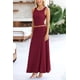 thumbnail image 4 of Conjunto de Falda Larga y Top para Mujer PRETTYGARDEN Vino Tinto M, 4 of 7