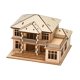 thumbnail image 1 of Rompecabezas de casas de madera 3D para adultos Colección Young Modeler Kit de modelo de madera 2 niveles, 1 of 9