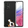 thumbnail image 1 of WIRESTER Transparent Soft Gel TPU Clear Case Slim Protective Cover for Samsung Galaxy A53 5G 6.5" 2022, Animal Bernese Mountain Dog, 1 of 1