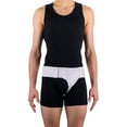 thumbnail image 2 of FlexaMed Left Side Inguinal Hernia Belt with Compression Pad, White, Small, 2 of 3