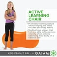 thumbnail image 3 of Gaiam Kids Peanut Ball Orange, 3 of 5