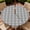 Black Mandala, variant on Round Outdoor Tablecloth with Zipper and Umbrella Hole, Fitted Table Cloth with Elastic, Oil Waterproof Tablecover for Patio Picnic Camping Garden Fits 36"-65" Round Table