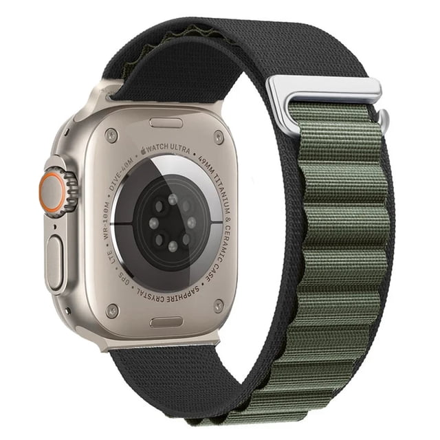 Correa De Nylon Alpine Unisex M / L 42 / 44 / 45 / 49 mm Para Apple Watch Ultra Compatible Con Serie 8 / 7 / 6 / 5 / 4 / 10