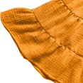thumbnail image 6 of Girls Wide Leg Cotton Pants Kids Paperbag High Elastic Waist Palazzo Trousers Boho Summer Baggy Loose Plain Casual Beachwear, 6 of 7