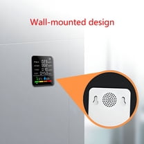 GJX Air Monitor 6 in 1 Multifunctional CO2 Detector Carbon Dioxide Monitor Accurate Tester PM2.5/PM10 Meter CO Test