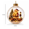 thumbnail image 5 of Fountwell Glowing Christmas Story Ornament 3.15in LED Light Up Holiday Ball for Tree Mantel, 5 of 7