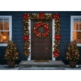 thumbnail image 3 of 30" Northern Spruce Artificial Christmas Wreath with 300 Lifelike Tips, Holiday Greenery Decoration, 3 of 5