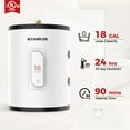 thumbnail image 2 of CAMPLUX 18 Gal. 120-Volt 1.5 KW Point of Use Tank Electric Water Heater with 2-Year Warranty, 2 of 8