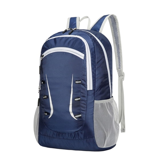 Qarigey Manténgase organizado en aventuras con una de senderismo ligera para mujeres plegable fácil de Mochilas azul oscuro