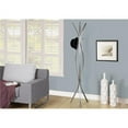 thumbnail image 1 of HomeRoots 332678 72 in. Silver Metal Contemporary Style Coat Rack, 1 of 1