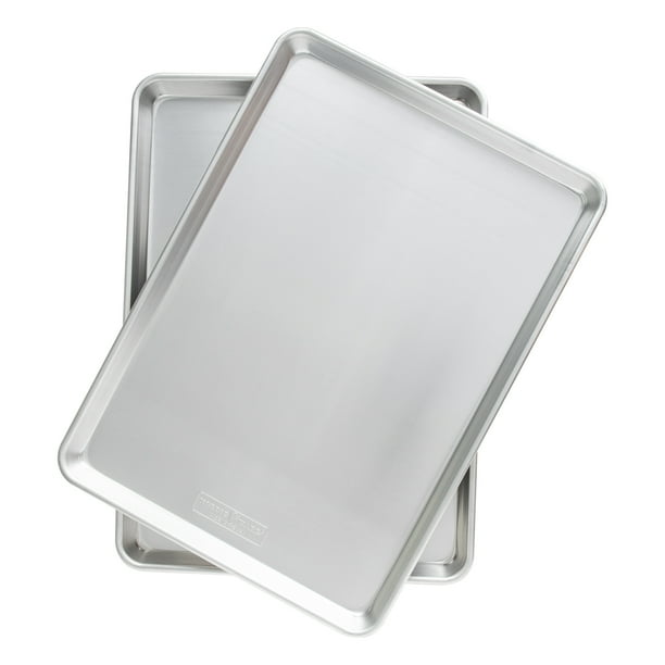 Nordic Ware Naturals Aluminum 2 Pack Big Sheets, 15" x 21"x 1", silver