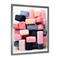 thumbnail image 2 of Designart "Cubist Marine Coral Stick Exploration" Animals Framed Wall Art - Modern Pink Coral Entryway Framed Wall Art, 2 of 6