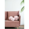 thumbnail image 2 of A&B Home Lamis Faux Velvet Knot Decorative Cushions - Set of 3 - Pink, 2 of 7