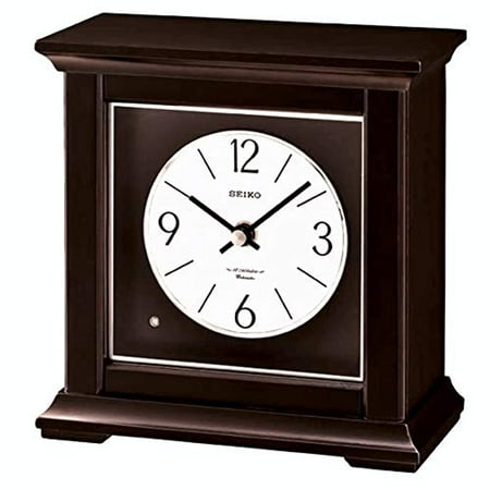 Seiko Sawyer Mantel Clock, Musical, Traditional, Quartz, Analog, QXW245BLH