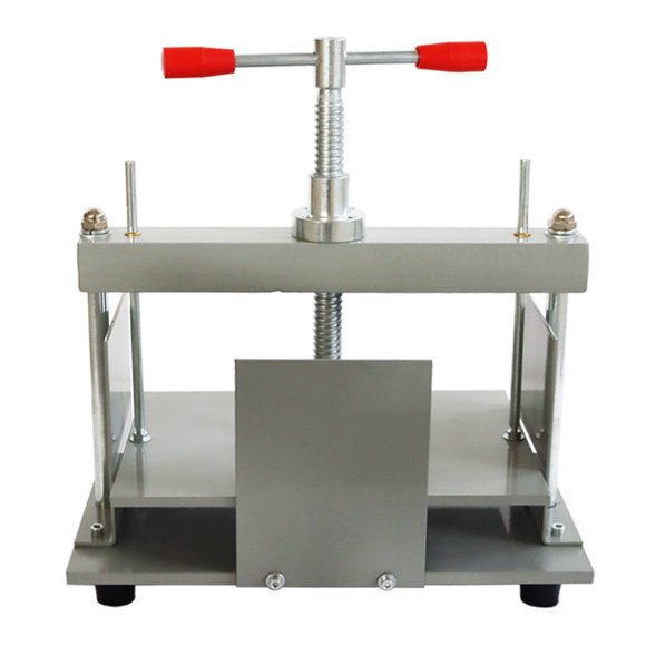 INTBUYING A4 Manual Flat Paper Press Machine Steel Bookbinder Papermaking Book Press