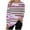 Pink, variant on hotojiny Sweatshirts for Women Oversized Crewneck Long Sleeve Pullover Tops Side Slits Printed Casual Sweatshirts