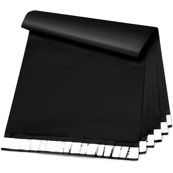 Poly Mailers 10x13 100 Pcs | Small Shipping Bags for Clothing | Mailing Bags for Small Business, Shipping Envelopes,Packing Bags in Black