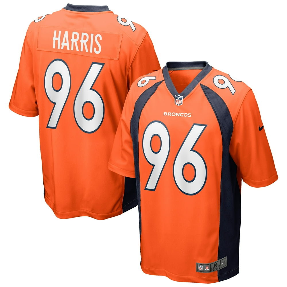 Shelby Harris Denver Broncos Nike Game Jersey Orange