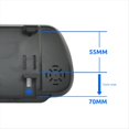thumbnail image 2 of 7 Inch Car LCD Mirror Monitor Parking Screen Auto Display Assist for Rear View Reversing Camera,1 * Car LCD mirror monitor,Black, 2 of 5