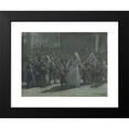 thumbnail image 2 of Hippolyte Dominique Berteaux 18x15 Black Modern Framed Museum Art Print Titled - Arrival at the Gare Du Nord in 1914. Nurse Leading Children, 2 of 5