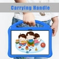thumbnail image 5 of Kids Case for 2025 Tab 2 10.1", Children Friendly EVA Foam Protective Stand Handle Cover for T-Mobile REVVL Tab 2 10.1 Inch Tablet - Blue, 5 of 14