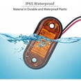 thumbnail image 4 of Luces indicadoras universales de fácil instalación para montaje en superficie para remolques, barcos, furgonetas y caravanas, LED superbrillantes, larga vida útil, mini luces LED ovaladas, 4 of 5
