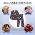 thumbnail image 7 of KLL Cute Foxes Sleepwear Mens Flannel Pajamas,Long Cotton Pj Set, 7 of 7