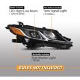 thumbnail image 3 of Headlight Right Fit For 2018 -2022 Toyota Camry LE SE Passenger Side Headlamp, 3 of 3