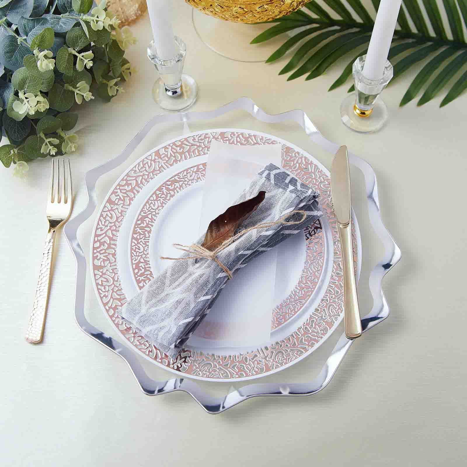 Cheers to a New Year 6 Pk. Premium Plastic Round Plate Cheers to a New Year 6 Pk. Premium Plastic Round Plate