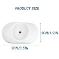 thumbnail image 3 of KAKOWELY White Plastic Wall Protector for Home with Non-slip Base and Rounded Design 4pcs,3.54"X1.97"X0.98", 3 of 4