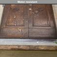 thumbnail image 6 of Ambesonne Scenery Place Mats Set of 4, Rusty Wood Door Italian, Standard Size, Cream Lilac Brown, 6 of 6