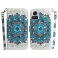thumbnail image 2 of Case for Motorola Moto X30 Pro 5G Cover Magnetic 3D Pattern Wallet Flip Case With Strap - Peacock, 2 of 5