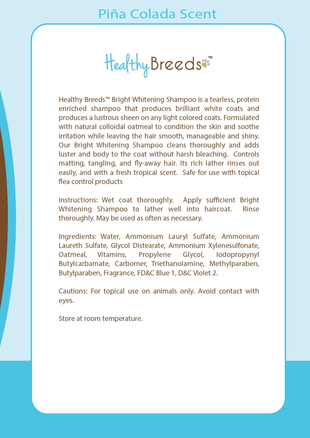 Healthy Breeds Papillon Bright Whitening Dog Shampoo 12 oz