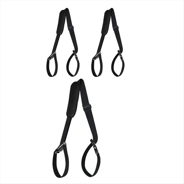 Correas de Transporte Ajustables para Sillas de Camping y Playa, Resistentes y Ligeras, con Correa de Hombro Acolchada (Paquete de 3)