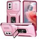 thumbnail image 1 of Funda para GANGXUN Motorola Moto G Power 2024 - Soporte metálico, Función magnética, Rosa, 1 of 5