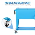 thumbnail image 3 of Dextrus 80 Quart Steel Cooler Cart, Bottle Opener, 3 of 5