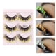 thumbnail image 1 of 3 pares de Pestañas postizas luminosas Fernando Color brillante largo dramático 3D para Cosplay de San Valentín amarillo, 1 of 8