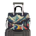 thumbnail image 2 of FORMRS 16" Laptop Bag Carrying Sleeve Case with Handle Travel Shoulder Briefcase, Evening Mountain Road, 2 of 8