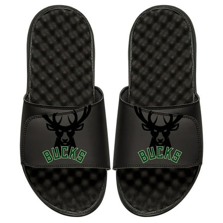 

Men s ISlide Black Milwaukee Bucks Tonal Pop Slide Sandals